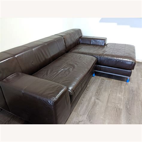 Ikea Kramfors 2 Piece Leather Couch Aptdeco