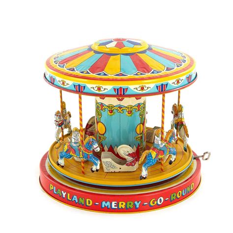 Bid Now J Chein Merry Go Round Wind Up Toy November 5 0121 200 Pm Est