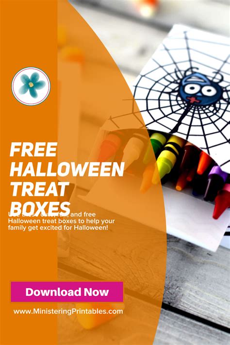 Free Halloween Treat Boxes Ministering Printables