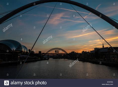 Newcastle Upon Tyne Bridges High Resolution Stock Photography And