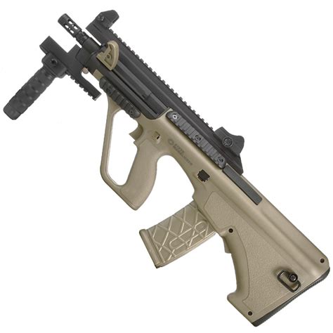 Steyr Aug A3 Xs Commando Tan Airsoft Rifle Buy Online