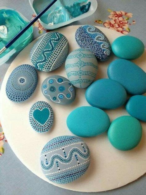 Painting Pebbles Pattern Idea For Painting On Stones And Rocks