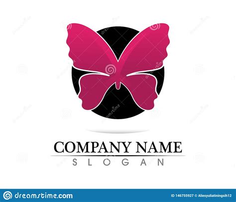 Vector Icono Simple De La Mariposa Colorido Conceptual Logotipo