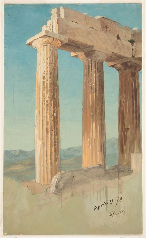 Columns Of The Parthenon Athens Smithsonian Institution