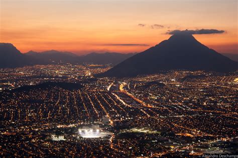 Monterrey Mexico Scenery Sunset In Monterrey Mexicosouth America