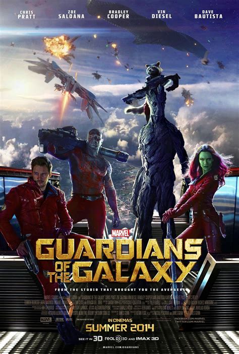 Guardians Of The Galaxy 2014 Theatrical Poster By Camw1n On Deviantart