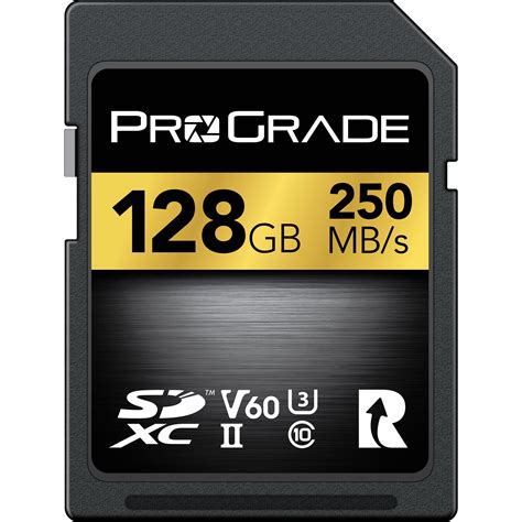特別価格prograde Digital Sd Uhs Ii 256gb Card V90 Up To 250mbs Write