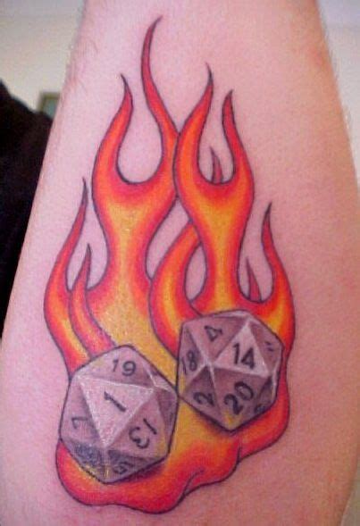 Making a tattoo is a very responsible decision in the life of those that want to have it. Flaming Dice Tattoos | How Draw Flaming Dice Die Step ...
