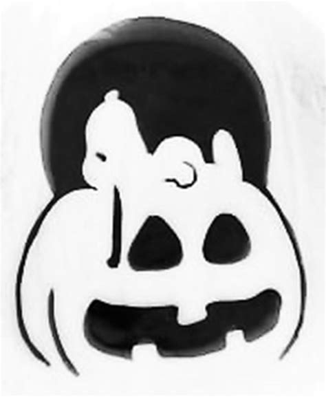 Snoopy Charlie Brown Pumpkin Carving Pattern Halloween Pumpkin
