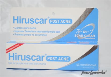 Read reviews, see the full ingredient list and find out if the notable ingredients are good or bad for your skin concern! Product Review: Hiruscar Post Acne - Pearlywerkz