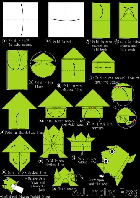 Origami jumping frog | DIY Crafts :) | Pinterest | Origami ...