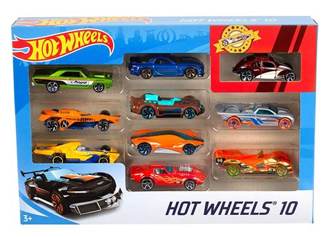 Hot Wheels 10 Cars T Pack Multicolor Pack Of 10 Assorted Color