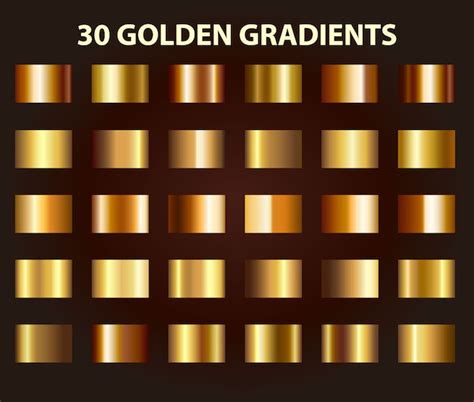 Premium Vector Golden Gradient