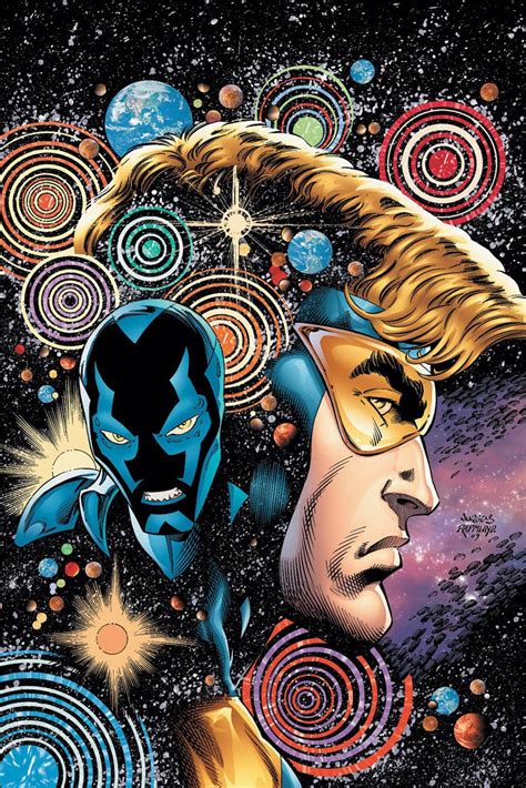 Booster Gold #28 | Gold artwork, Blue beetle, Dc comics art