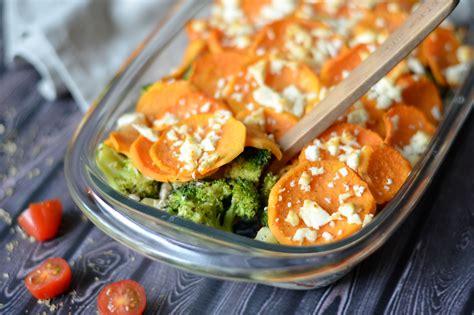 Broccoli Ovenschotel Met Feta En Zoete Aardappel