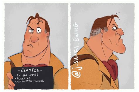 Villain Mugshots Clayton - Etsy in 2022 | Mug shots, Villain, Cartoon kids