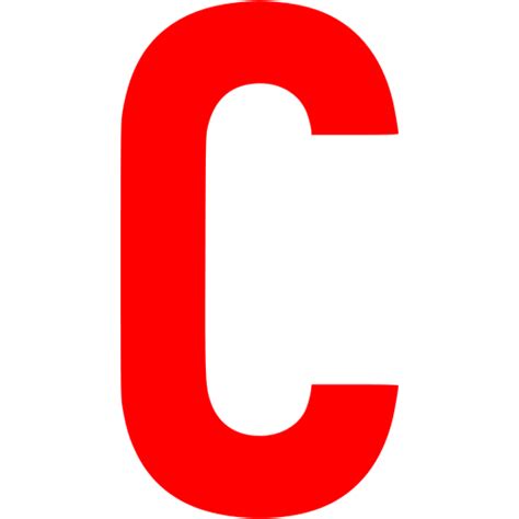 Red Letter C Icon Free Red Letter Icons