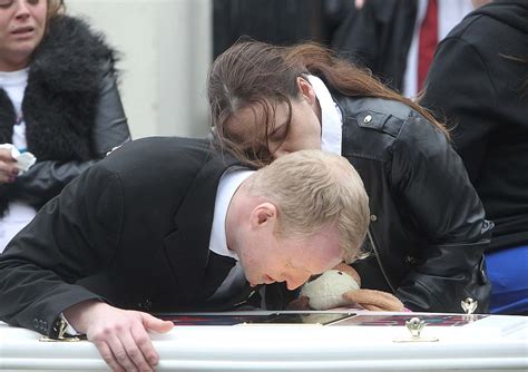 Kayden Fleck Funeral Hundreds Of Mourners Attend Daily Mail Online