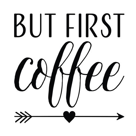 But First Coffee Vinyl Wall Decal Kitchen Dining Room Decor