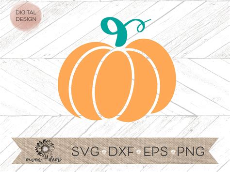 Pumpkin SVG Cute Pumpkin Svg Svg For Cricut Svg For Etsy