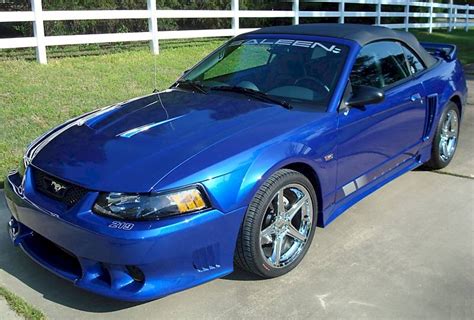 Sonic Blue 2004 Saleen S281 Sc Ford Mustang Convertible
