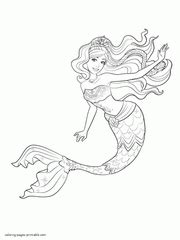Maybe you would like to learn more about one of these? Barbie In A Mermaid Tale Coloring Pages For Girls