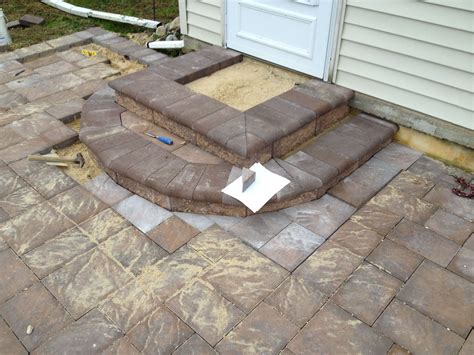 Laying pavers is a diy project that takes about one weekend to complete. Patio Pavers : Last step is to build steps ! | Paver patio, Building a patio