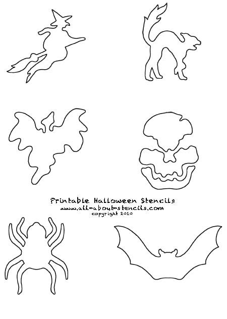 Free Printable Halloween Letter Stencils