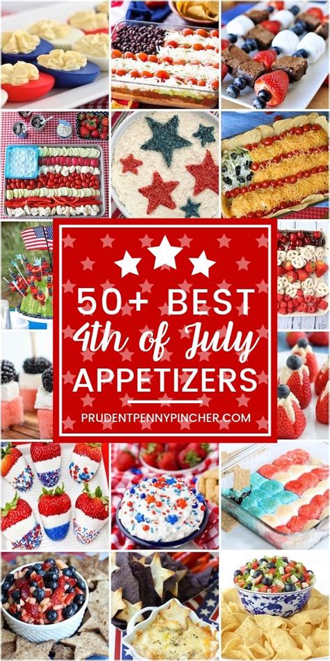 50 Best 4th Of July Appetizers Prudent Penny Pincher