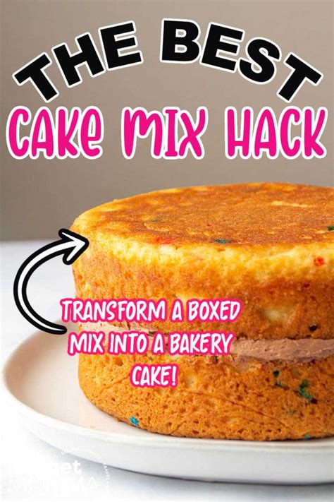 Boxed Cake Mix Hack How To Make A Boxed Cake Taste Like A Bakery Cake This EASY Hack Will