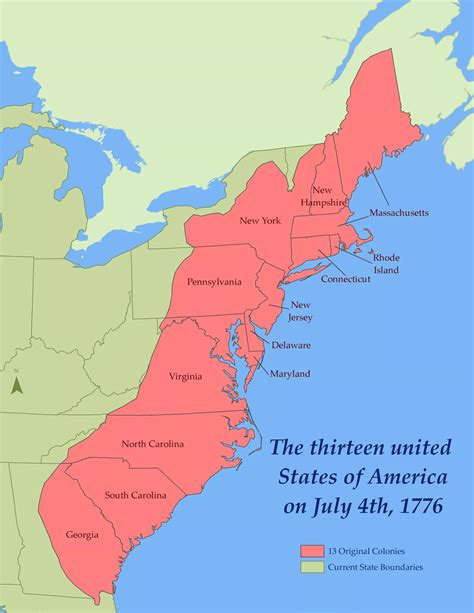 Map Of The Us On July 4th 1776 Maps Interestingmaps Interesting