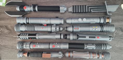 My Updated 3d Printed Lightsaber Collection Rlightsabers
