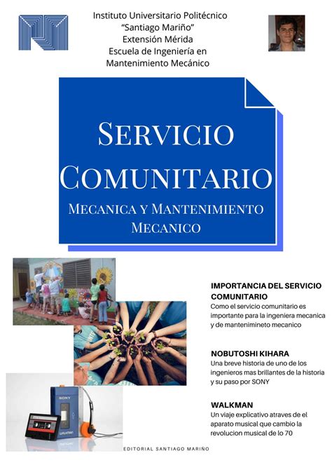 Revista Sobre Importancia Del Servicio Comunitario By Oscar Lopez Issuu