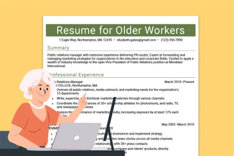 Resume For Older Workers Examples For 25 Years Experience