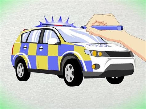 Cómo Dibujar Un Carro Policial Wiki Dibujo Español Coursevn