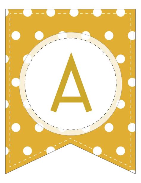 Free Printable Colorful Polka Dot Happy Birthday Banner Letters World