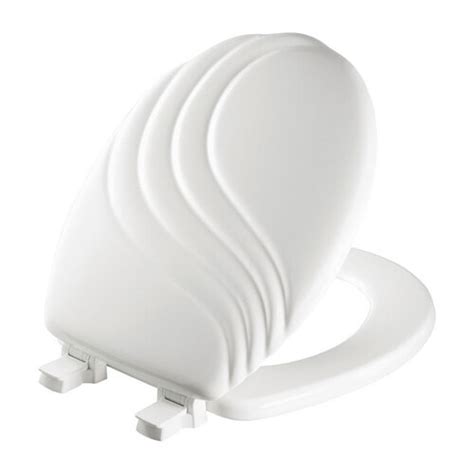 Mayfair By Bemis 27ec 000 Toilet Seat Round White Molded Wood Gloss