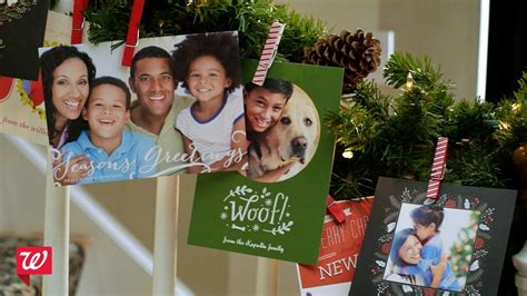 Sold in sets of 20, and with thick card stock, you are sure to love our double. DIY Holiday Card Displays | Walgreens | Holiday card display, Diy holiday cards, Cards