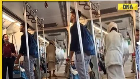 Viral Video Man Spotted Begging Inside Delhi Metro Dmrc Reacts
