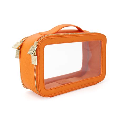 Clear Cosmetic Bag Double Zipper Transparent Travel Cosmetic Bag
