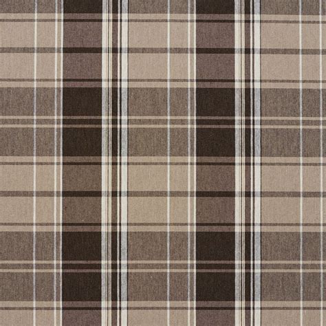 Desert Beige And Brown Plaid Country Damask Upholstery Fabric Damask