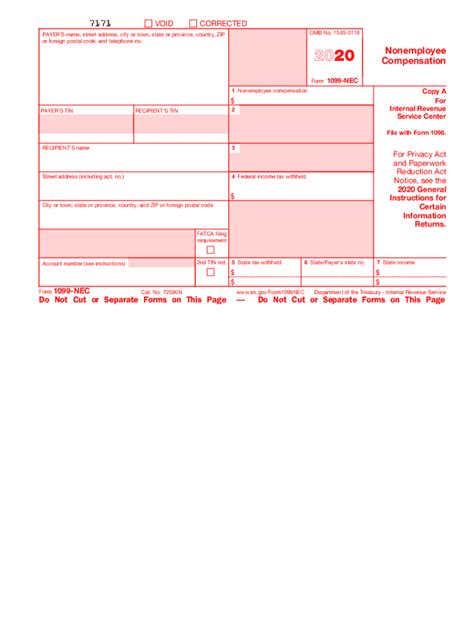 Fillable 1099 Nec Fill Out And Sign Online Dochub