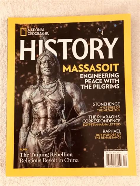 National Geographic History Magazine Novemberdecember 2020 Massasoit