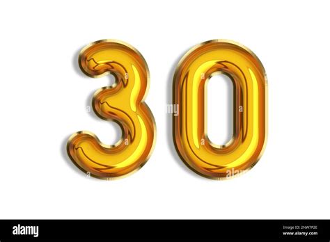 30 Years Old Gold Balloons 30th Anniversary Number Happy Birthday