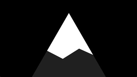 Mountain Top Minimalistic Wallpaper, HD Minimalist 4K ...