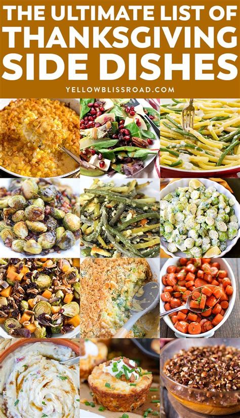 101 Thanksgiving Side Dishes Thanksgiving Recipes Side Dishes