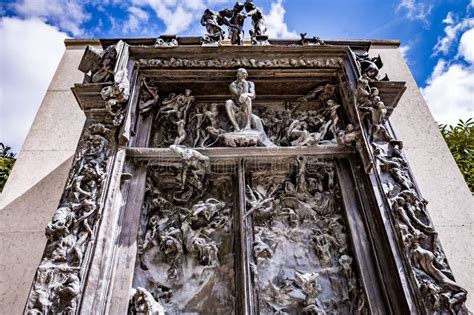 In The Gardens Of The Rodin Musem Paris France Editorial Image