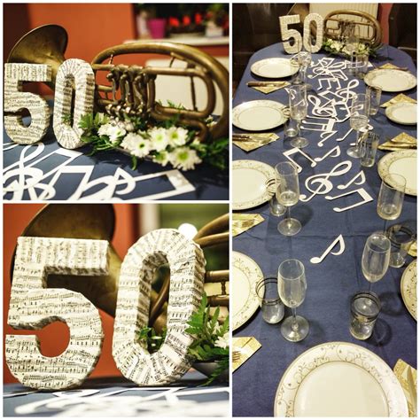 Table Decoration For 50th Birthday For Women Who All Her Life Worked As