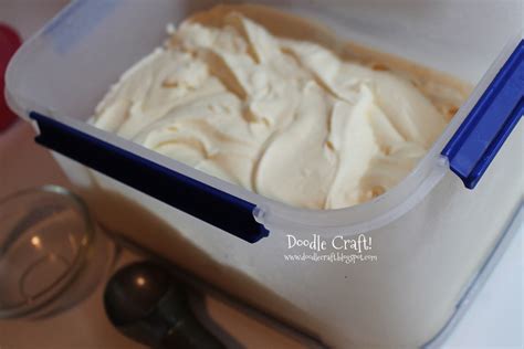 Doodlecraft Easy 2 Ingredient Ice Cream