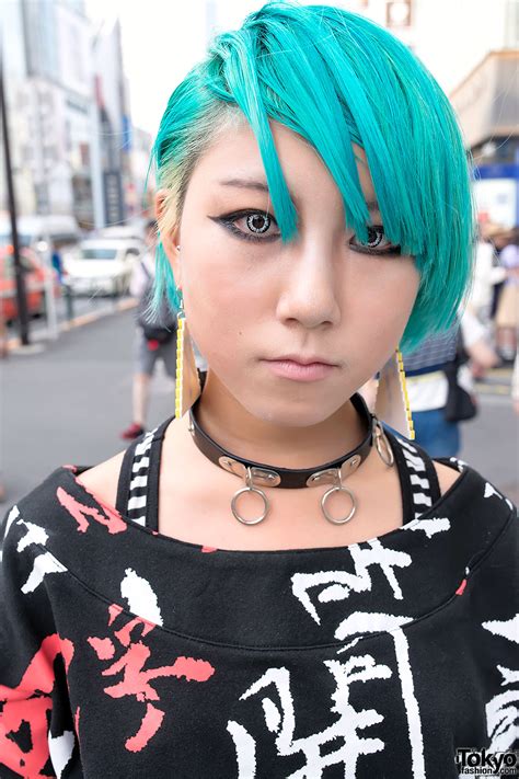 I have used ion blue and teal for the past year over bleached hair. Aqua Hair, Galaxxxy Kanji Print & Cutout Leggings in ...